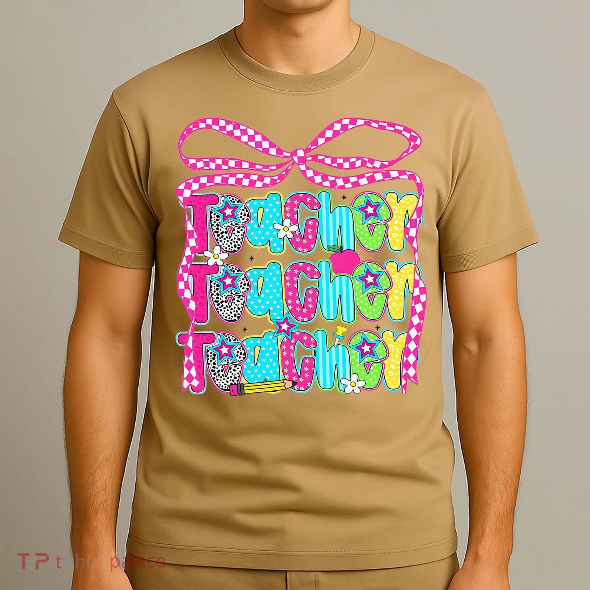 Preppy Teacher Coquette Bow Teacher Summer Last Day T-Shirt