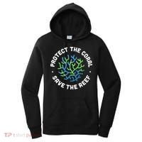 Protect The Coral Save The Reef Ocean Conservation Lover Women's Hoodie thumb 0