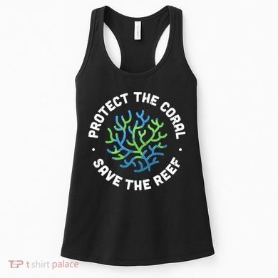 Protect The Coral Save The Reef Ocean Conservation Lover Women's Tank Top