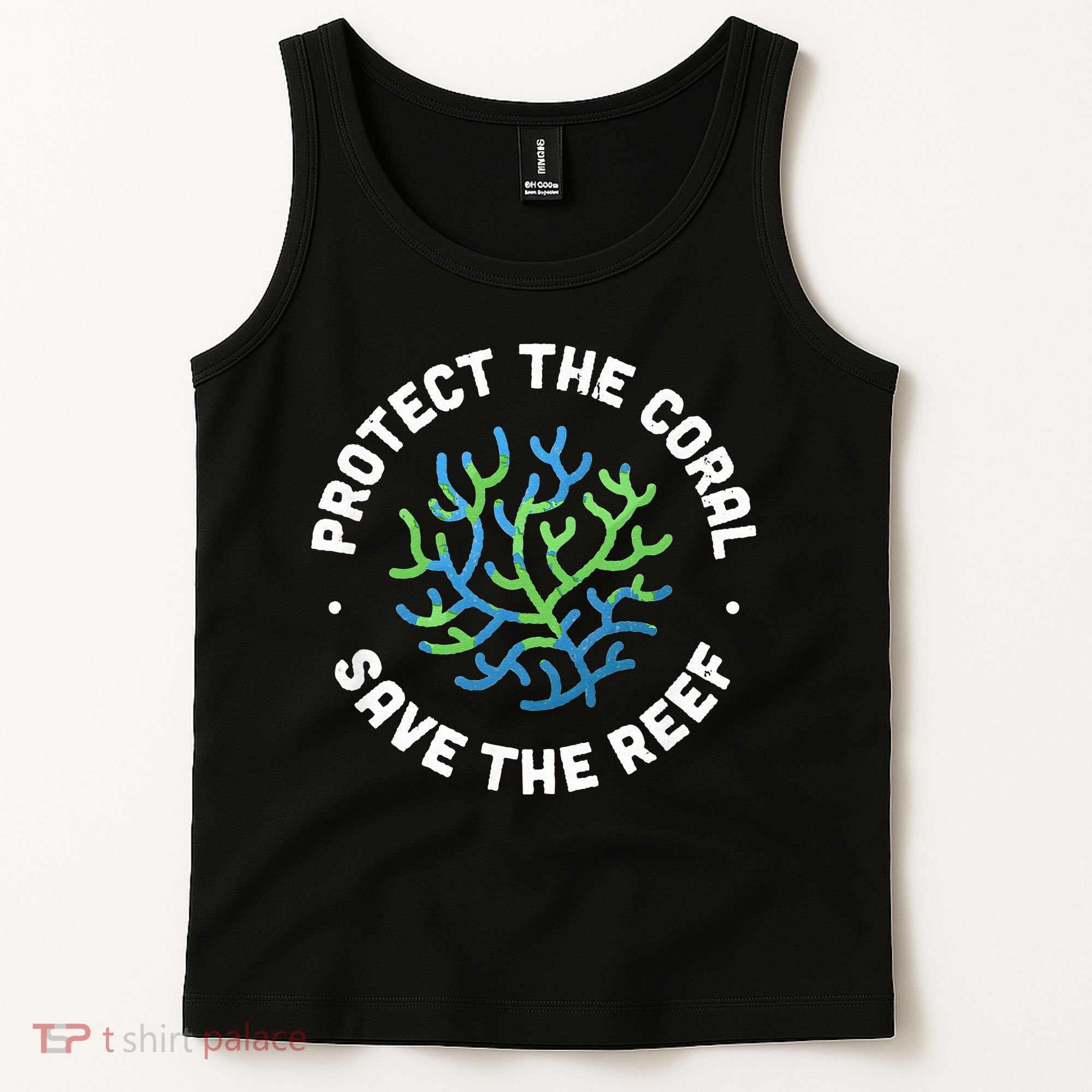 Protect The Coral Save The Reef Ocean Conservation Lover Tank Top
