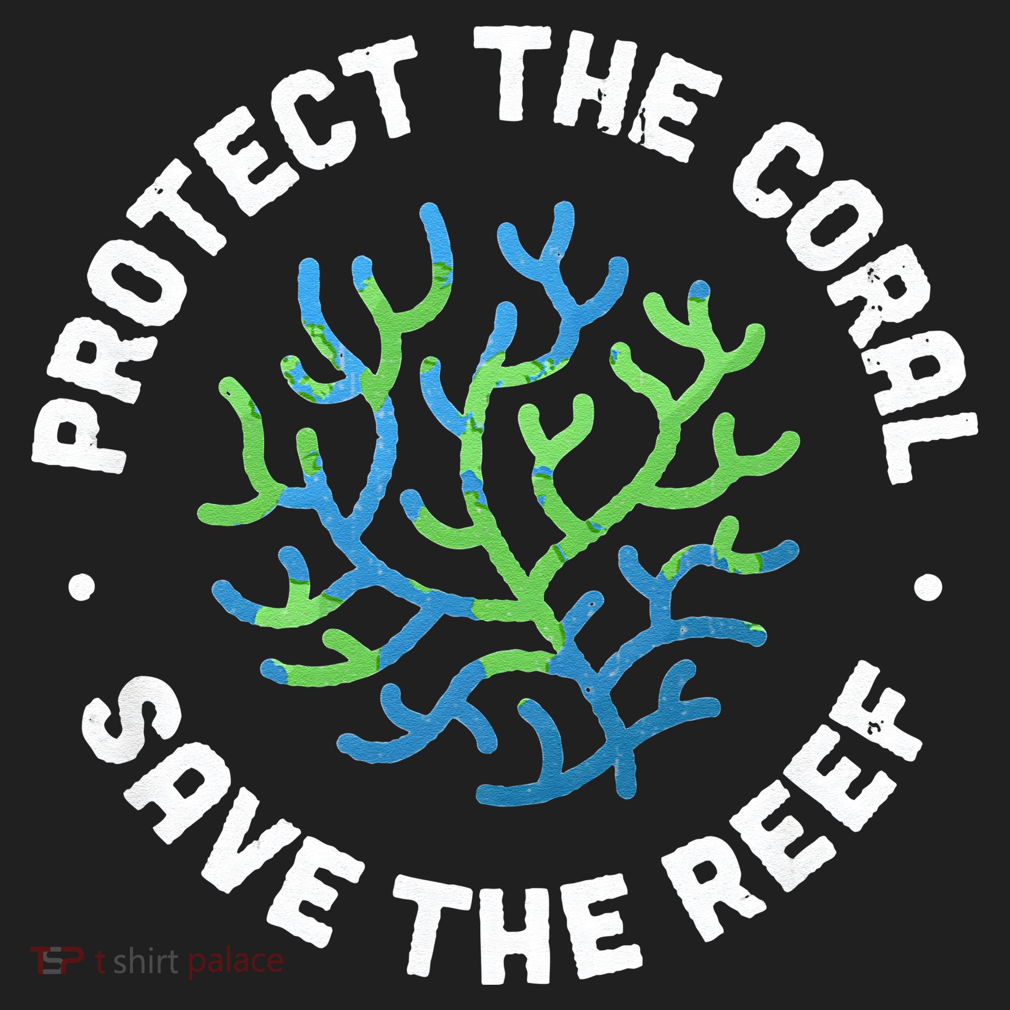 Protect The Coral Save The Reef Ocean Conservation Lover Golf Towel