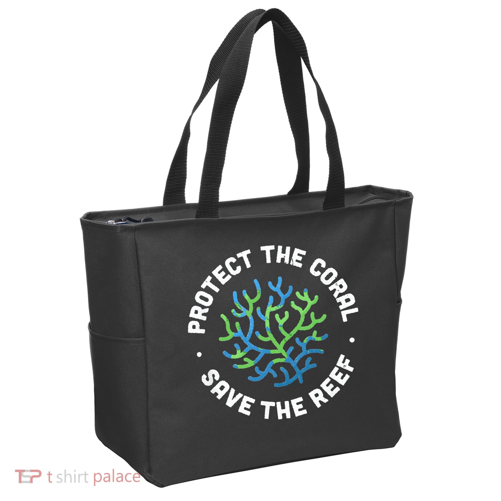 Protect The Coral Save The Reef Ocean Conservation Lover Tote Bag