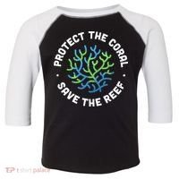 Protect The Coral Save The Reef Ocean Conservation Lover Toddler Fine Jersey T-Shirt thumb 0