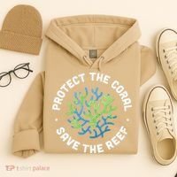 Protect The Coral Save The Reef Ocean Conservation Lover Hoodie thumb 4
