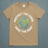 Protect The Coral Save The Reef Ocean Conservation Lover T-Shirt thumb 5
