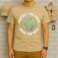 Protect The Coral Save The Reef Ocean Conservation Lover T-Shirt thumb 6