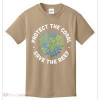 Protect The Coral Save The Reef Ocean Conservation Lover Kids T-Shirt thumb 0
