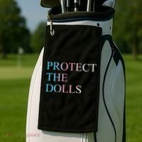 Protect The Dolls 5 Gift Golf Towel thumb 2