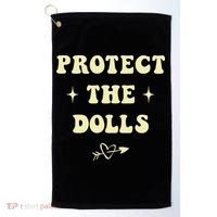 Protect The Dolls Golf Towel thumb 0