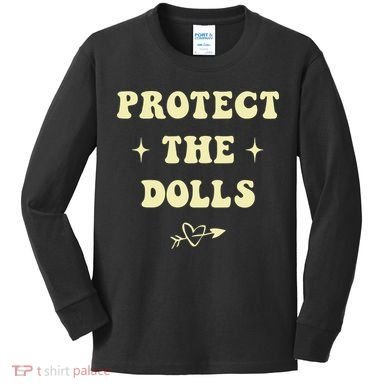 Protect The Dolls Kids Long Sleeve Shirt