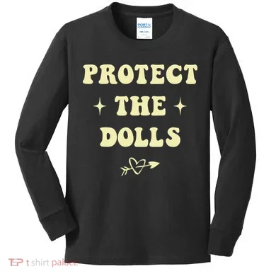 Protect The Dolls Kids Long Sleeve Shirt