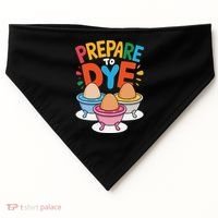 Prepare To Dye Funny Easter Sunday Egg Hunting USA-Made Doggie Bandana thumb 0