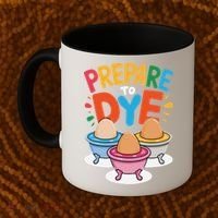 Prepare To Dye Funny Easter Sunday Egg Hunting Coffee Mug thumb 2