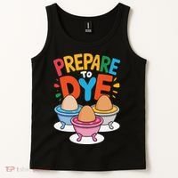Prepare To Dye Funny Easter Sunday Egg Hunting Tank Top thumb 2