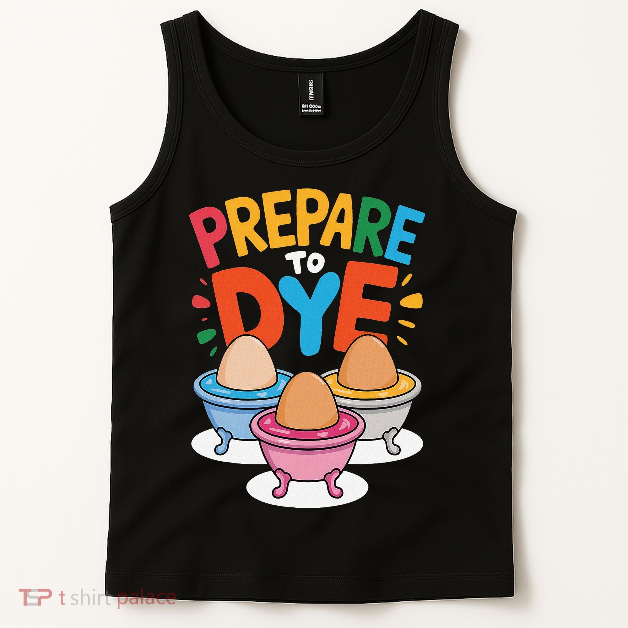 Prepare To Dye Funny Easter Sunday Egg Hunting Tank Top