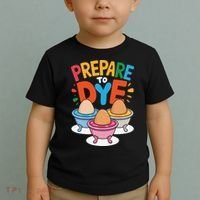Prepare To Dye Funny Easter Sunday Egg Hunting Toddler T-Shirt thumb 2