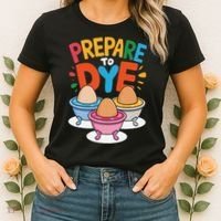 Prepare To Dye Funny Easter Sunday Egg Hunting Women's T-Shirt thumb 2