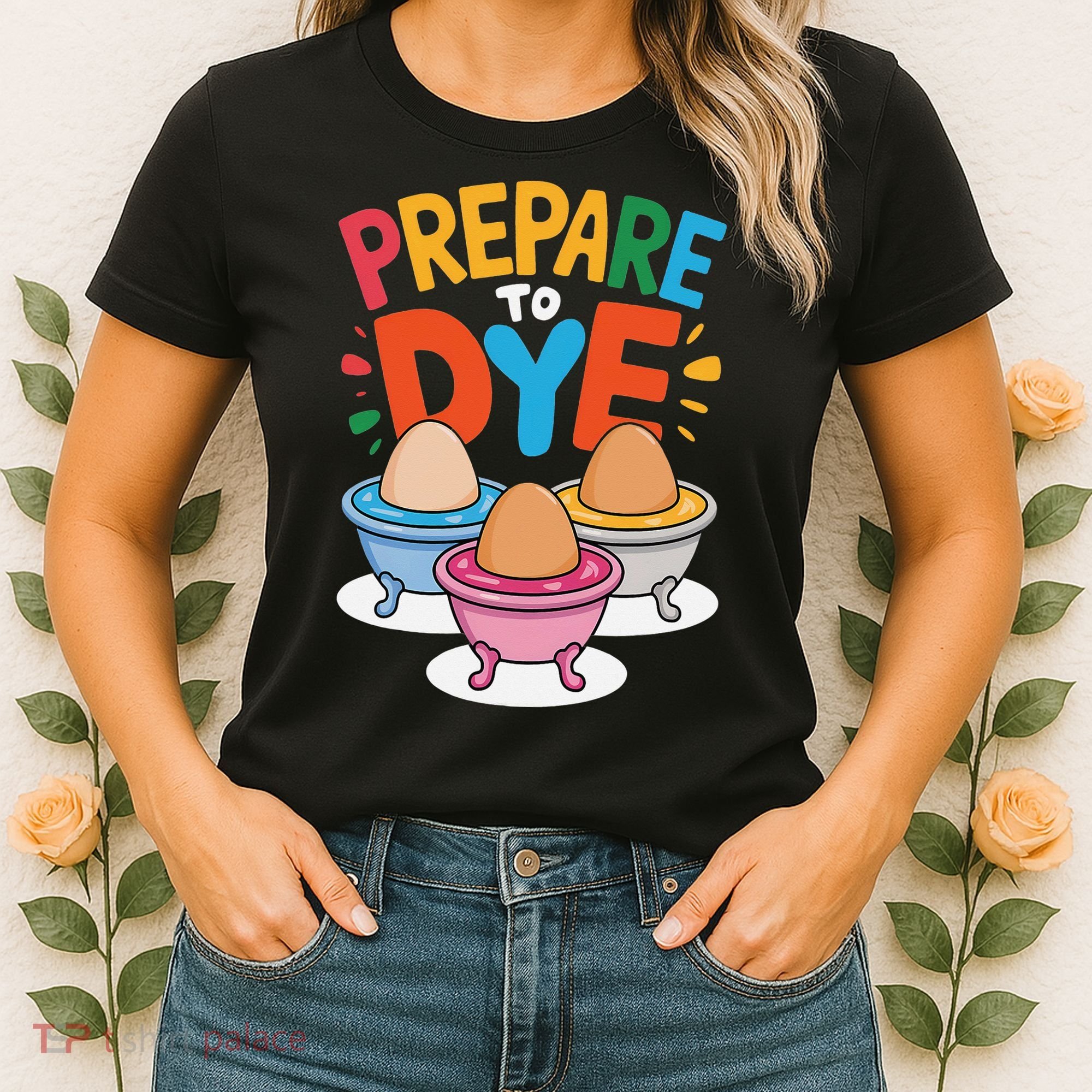 Prepare To Dye Funny Easter Sunday Egg Hunting Women's T-Shirt