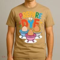 Prepare To Dye Funny Easter Sunday Egg Hunting T-Shirt thumb 3