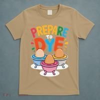 Prepare To Dye Funny Easter Sunday Egg Hunting T-Shirt thumb 5