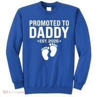 Promoted To Daddy EST 2026 New Baby Feet Sweatshirt thumb 0