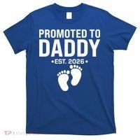 Promoted To Daddy EST 2026 New Baby Feet T-Shirt thumb 0