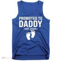 Promoted To Daddy EST 2026 New Baby Feet Tank Top thumb 0