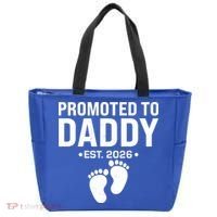 Promoted To Daddy EST 2026 New Baby Feet Tote Bag thumb 0