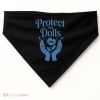 Protect The Dolls Empowerment  USA-Made Doggie Bandana thumb 0