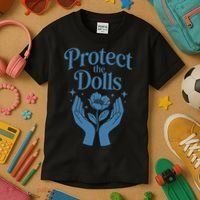 Protect The Dolls Empowerment  Kids T-Shirt thumb 3