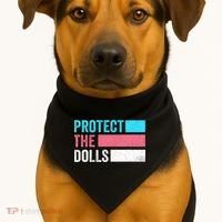 Protect The Dolls  USA-Made Doggie Bandana thumb 1