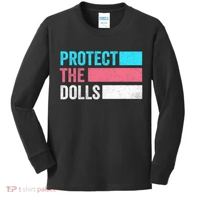 Protect The Dolls Kids Long Sleeve Shirt