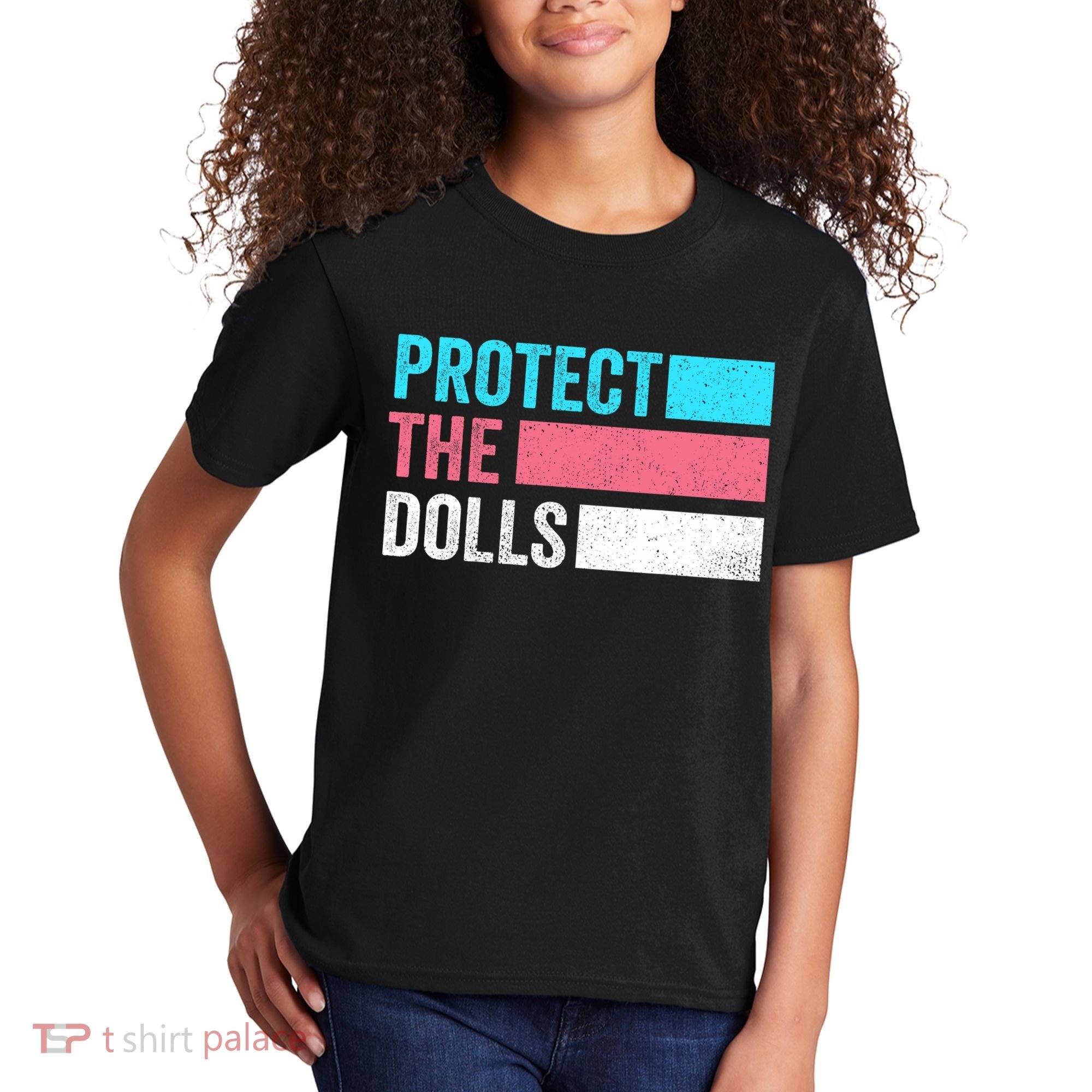 Protect The Dolls  Kids T-Shirt