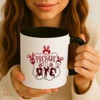 Prepare To Dye Horror Easter Day Movie Eggs Hunting Bunny Coffee Mug thumb 3
