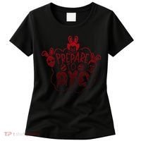 Prepare To Dye Horror Easter Day Movie Eggs Hunting Bunny Women's T-Shirt thumb 0