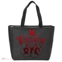 Prepare To Dye Horror Easter Day Movie Eggs Hunting Bunny Tote Bag thumb 0