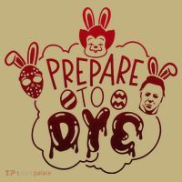 Prepare To Dye Horror Easter Day Movie Eggs Hunting Bunny Sweatshirt thumb 2