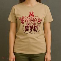 Prepare To Dye Horror Easter Day Movie Eggs Hunting Bunny T-Shirt thumb 4