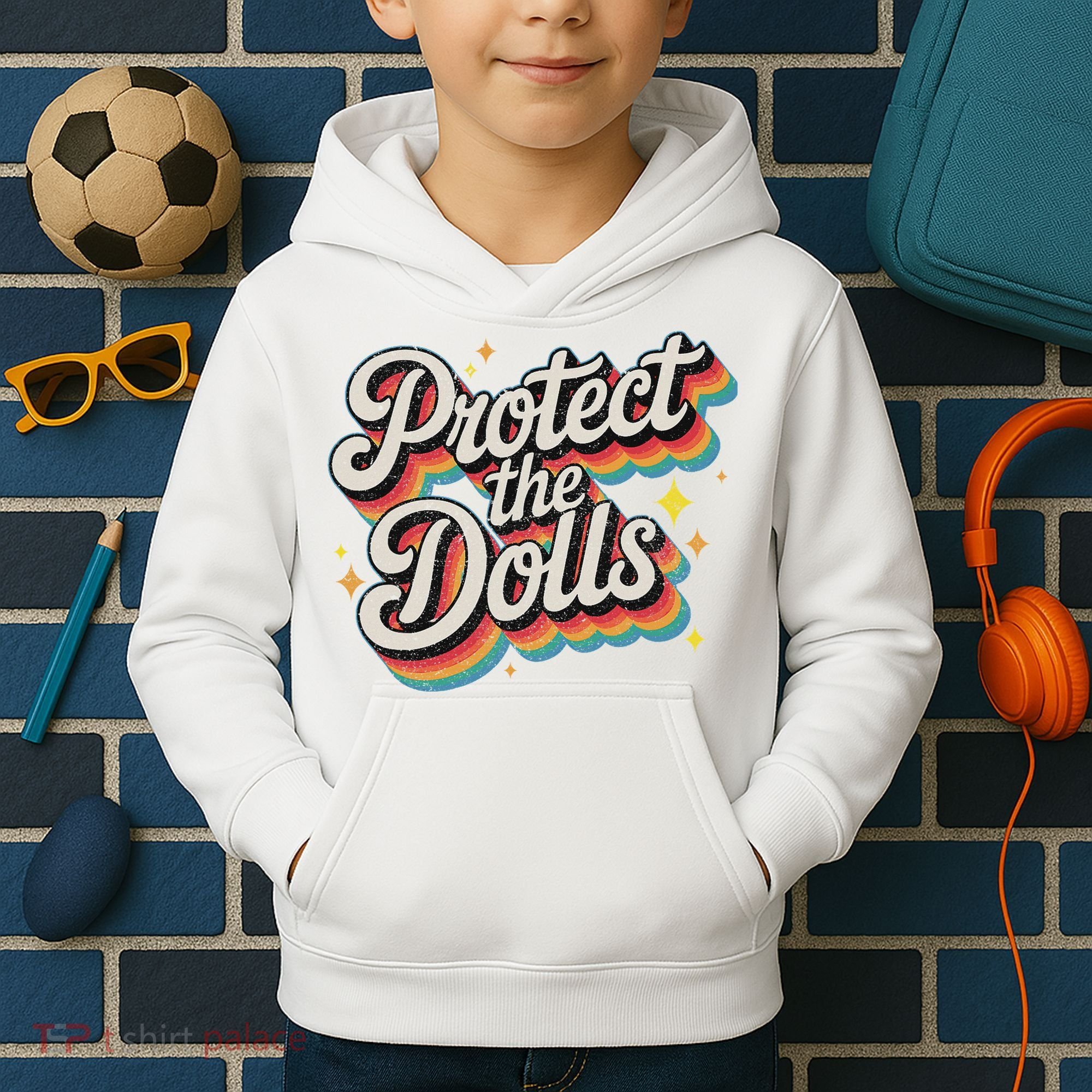 Protect The Dolls Kids Hoodie