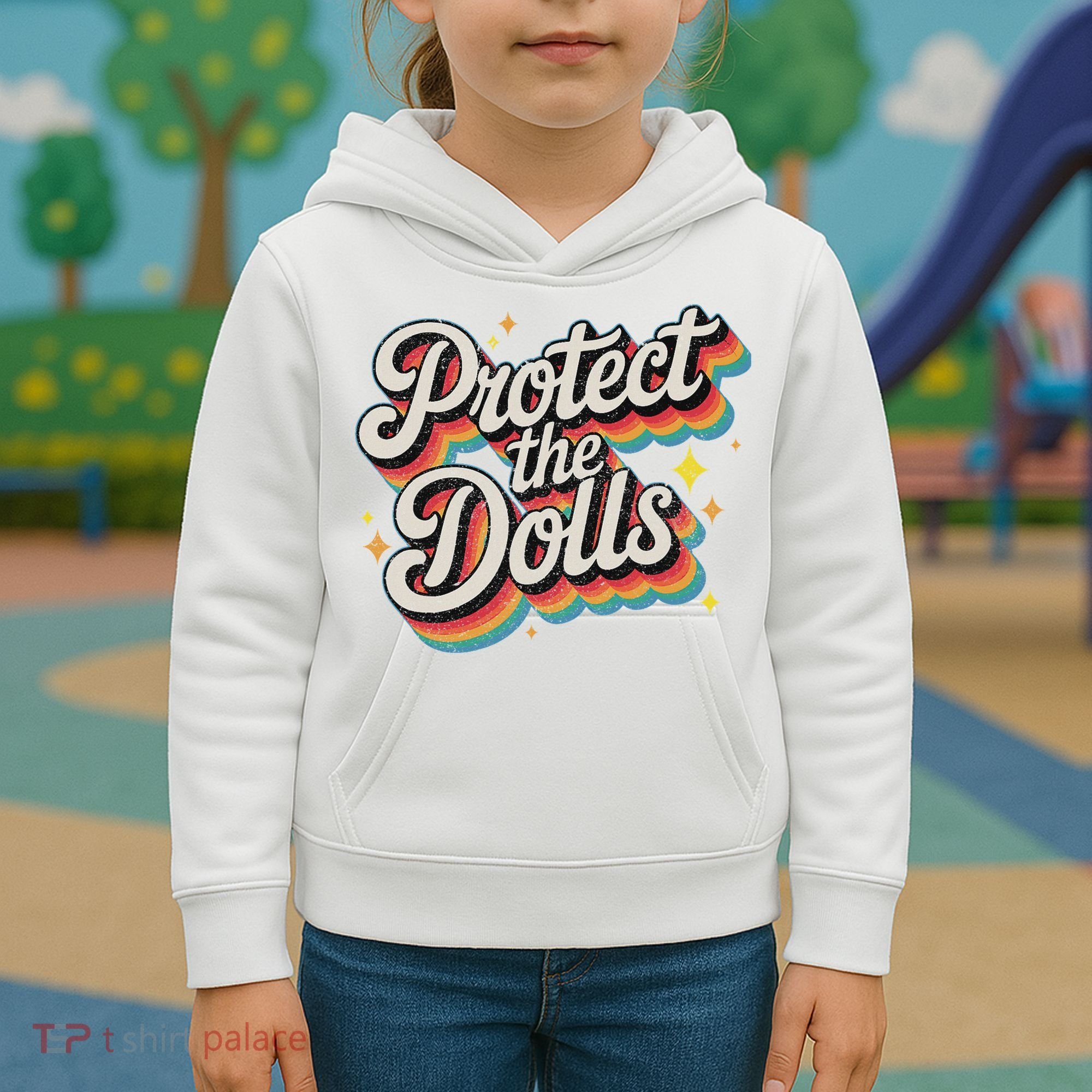 Protect The Dolls Kids Hoodie
