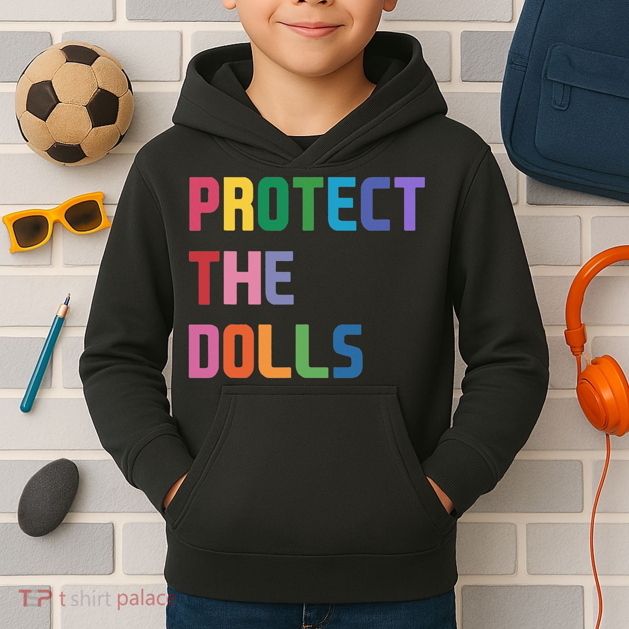 Protect The Dolls Kids Hoodie