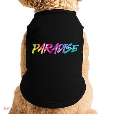 Paradise Tie Dye Colors Doggie Tank