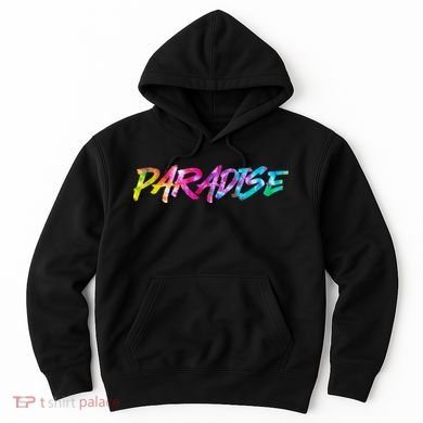 Paradise Tie Dye Colors Hoodie