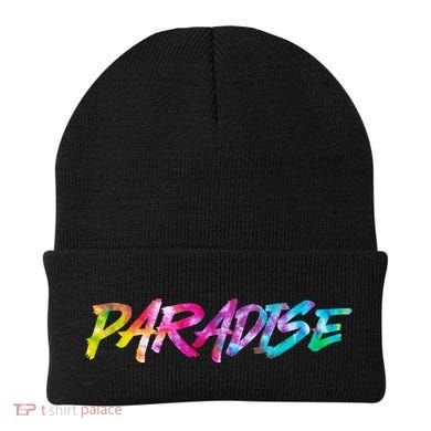 Paradise Tie Dye Colors Beanie