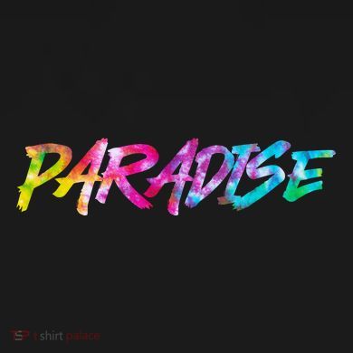 Paradise Tie Dye Colors Women's Perfect Tri Tunic Long Sleeve Shirt