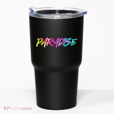 Paradise Tie Dye Colors Tumbler