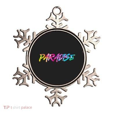 Paradise Tie Dye Colors Ornament