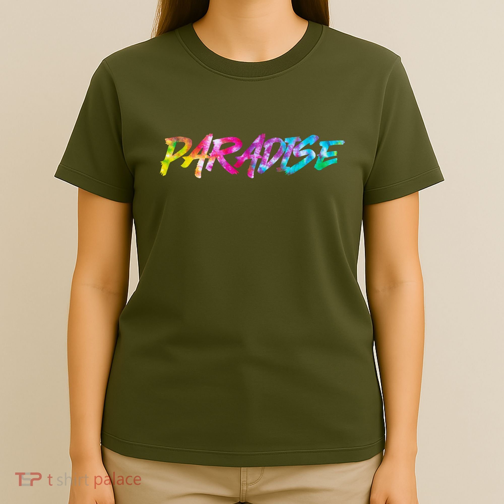 Paradise Tie Dye Colors T-Shirt