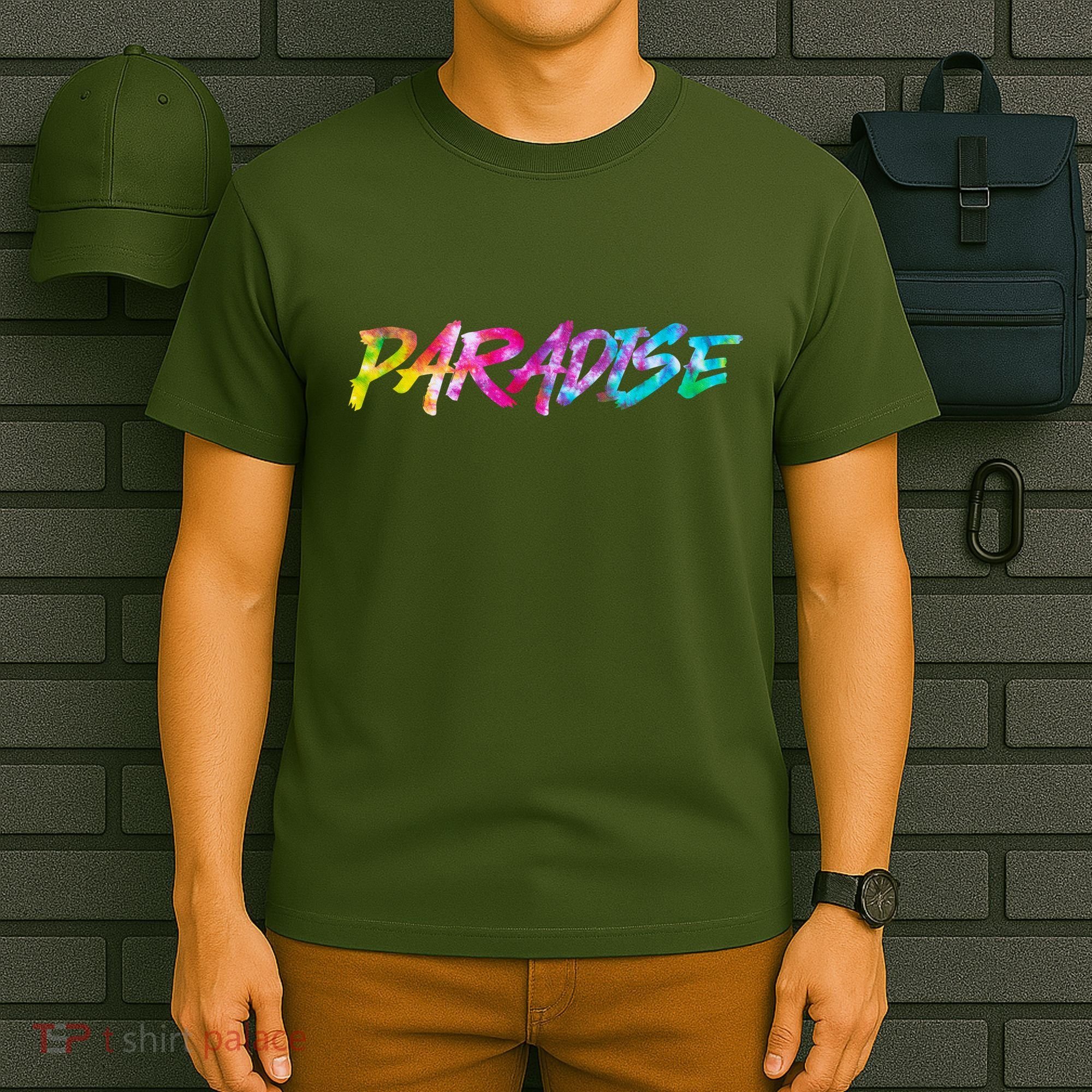 Paradise Tie Dye Colors T-Shirt