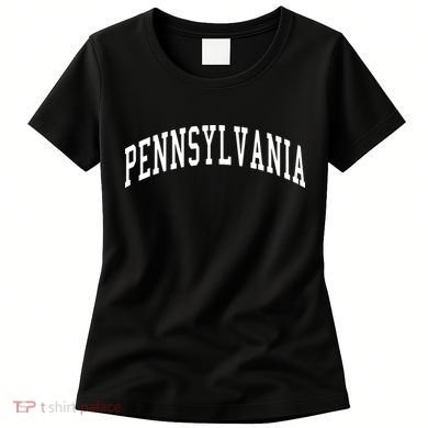 Pennsylvania Throwback Design Print Classic Women's T-Shirt